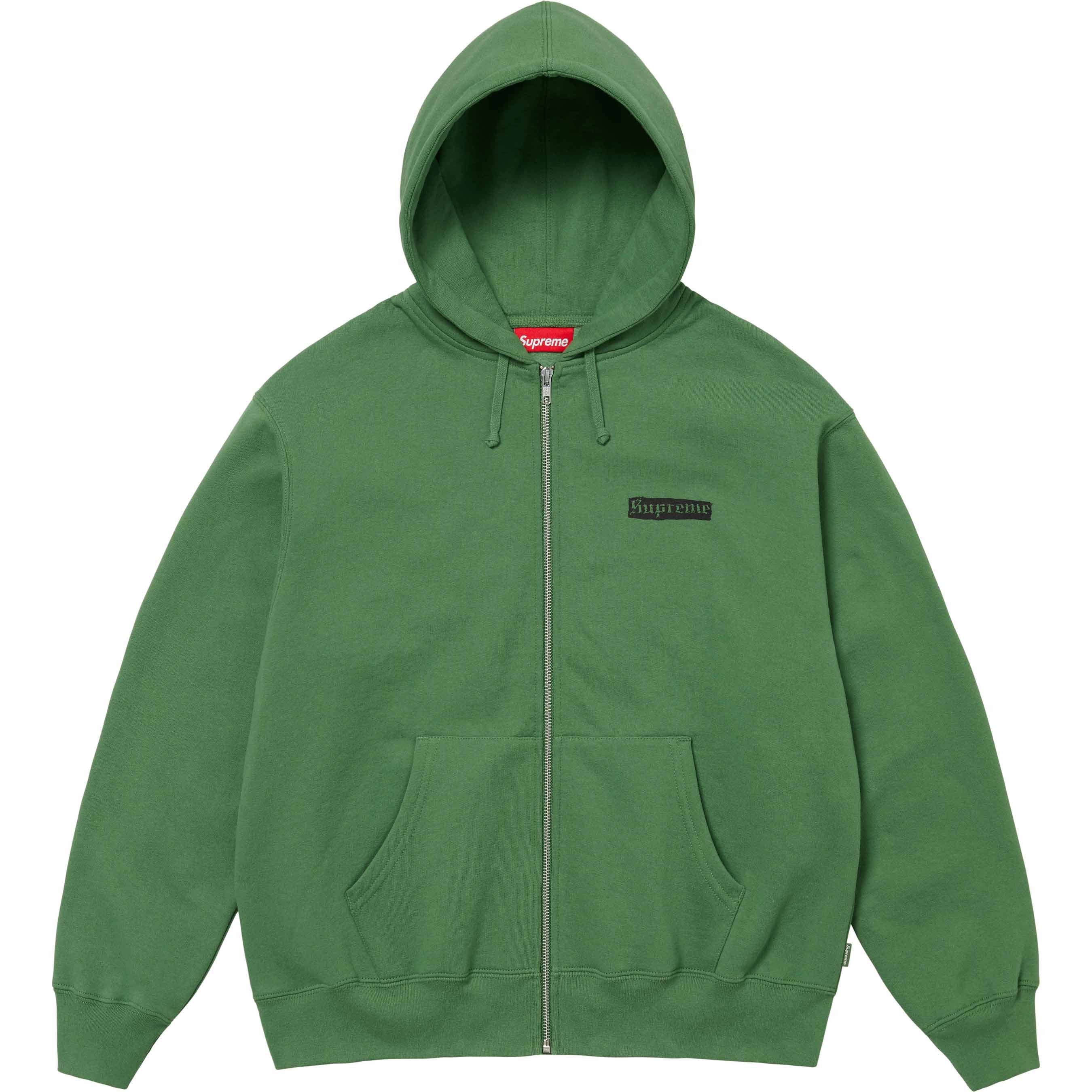 Spread Zip Up Hooded Sweatshirt view 2